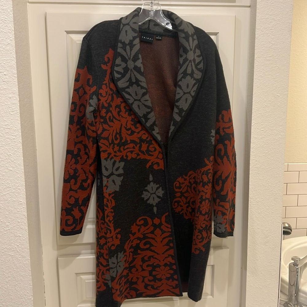 Tribal Sweater Coat